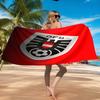Austria Football Emblem Beach Towel, Quick-drying, Easy to Care for, Suitable for Both Fitness and Beach Vacations,Sports Essential