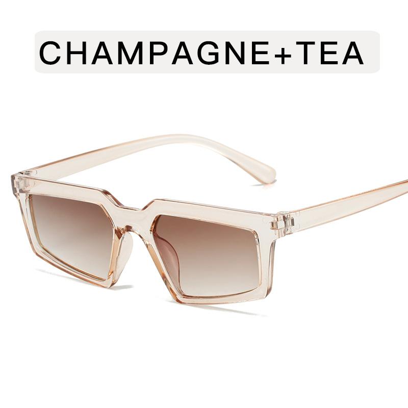 Polygon Shape Men Sun Glasses European American UV400 Protection Sun Glasses for Women Travelling Hiking Fashion Sunglass