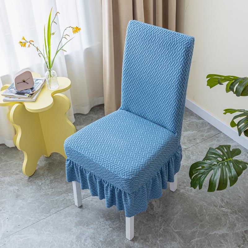 Эластичный утолщенный универсальный комплект чехлов для стульев и табуретов для обеденного стола