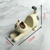 Resin Doll Mobile Phone Stand Stretch Oneself Cell Phone Bracket Cat Phone Holder  Small Gifts