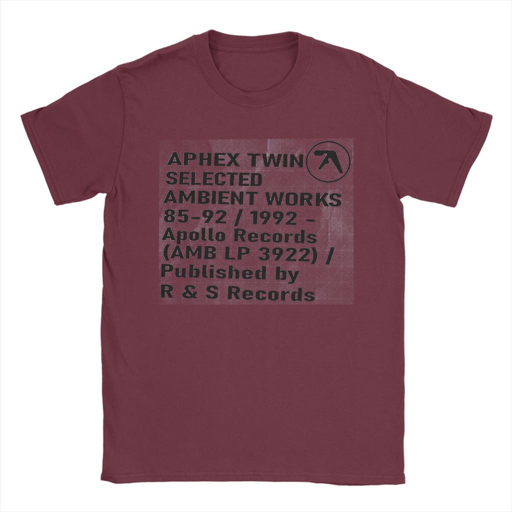Aphex Twin Футболки Унисекс Смешные 100% Хлопок Футболки с Круглым Вырезом С Коротким Рукавом Новое Поступление Топы