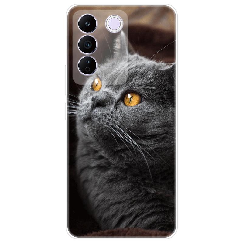 For Vivo V27e V 27e Case Soft Silicone Back Cover Cartoon Phone Case Diversification