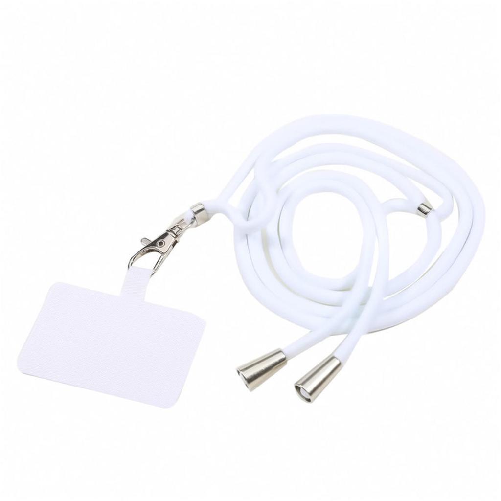 Мягкий ремешок-патч для телефона для всех чехлов для телефонов, однотонный, бытовой, внешний, для ношения на шее, освобождающий руки и предотвращающий потерю