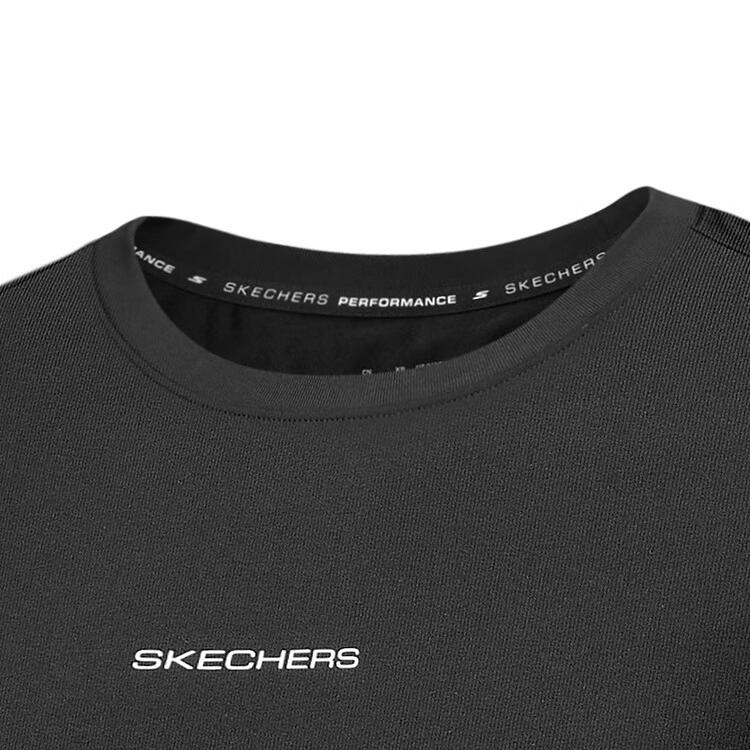Skechers Серия Comfort Sports Уличная Повседневная Приятная для кожи Универсальная Футболка Мужские топы P325M059-0018
