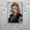 Amber heard Metal Signs wall decor Vintage Tin Signs Captain Metal Poster Decor for Bar Pub Club Wall Decoration