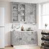 Kitchen Unit PORTO 4 pcs Concrete Grey Engineered Wood