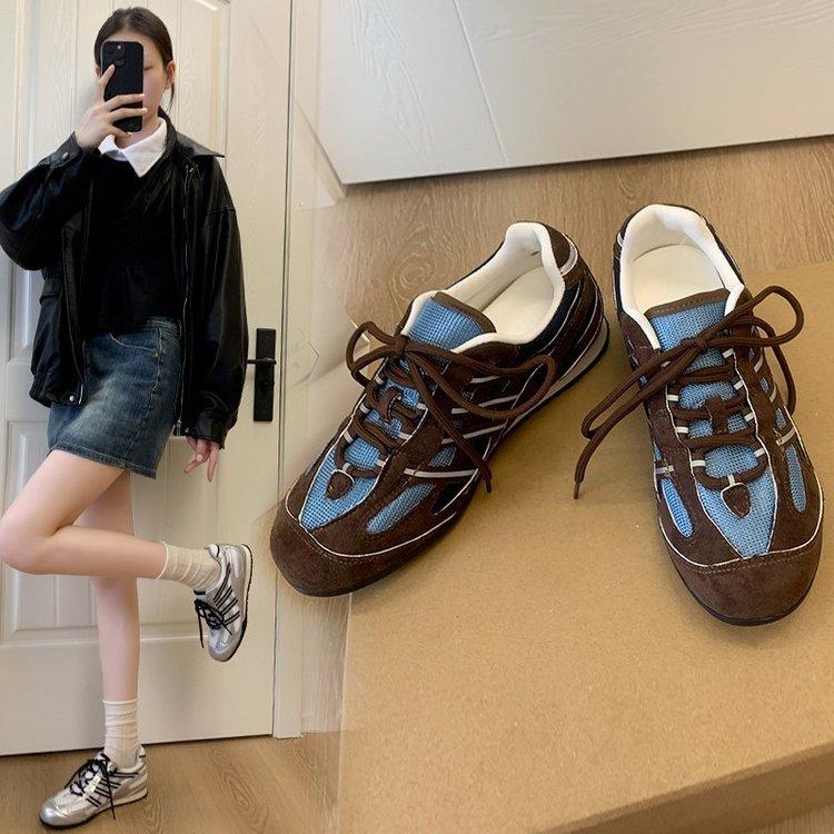 Женские немецкие тренировочные кроссовки с сеткой, увеличивающие рост на 4 см, дышащие, новые летние универсальные повседневные спортивные кеды на мягкой подошве