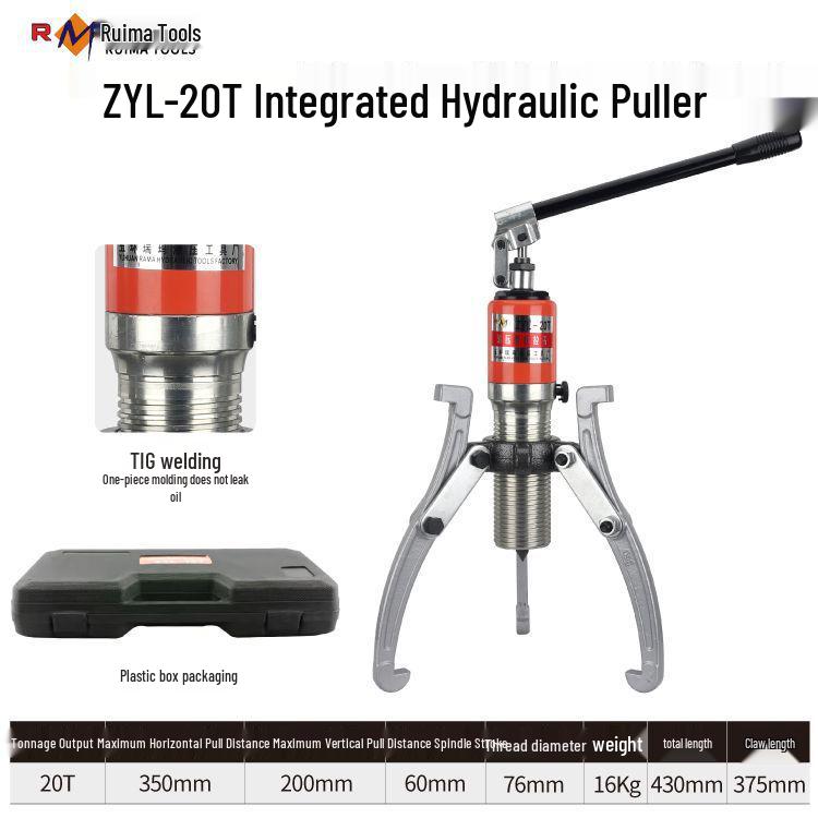 Ruima Premium Hydraulic Two/Three-Jaw Wheel & Bearing Puller Tool