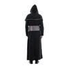 Men Plague Doctor Robe Costume Halloween Party Warlock Coat Steampunk Medieval Suits with Hat Mask
