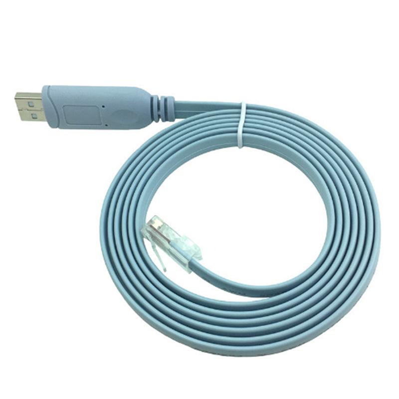 USB to RJ45 Console Cable for H3C Cisco Huawei Switch Extend Wire RS232 Serial Adapter Router Cord USB 8P8C Convert Lan Cable