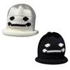Women Skull Hat for Teens Girls Boys Black White Photo Props Knitted Winter Hat Skull Costume Props Skull Cap