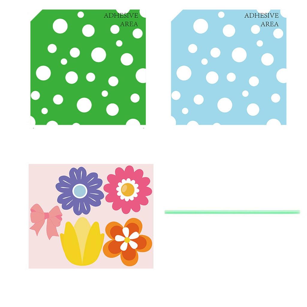 Набор для создания букета цветов из 24 предметов. Набор для создания букета цветов на День матери для детей. Создайте свой собственный букет цветов. Набор поздравительных открыток с цветами.