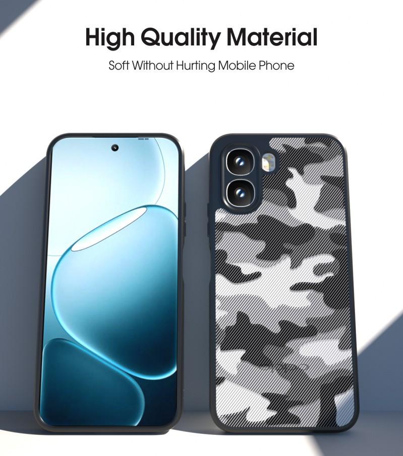 Чехол-броня OPPO A6X Camo - Ударопрочный с полным покрытием и ремешком