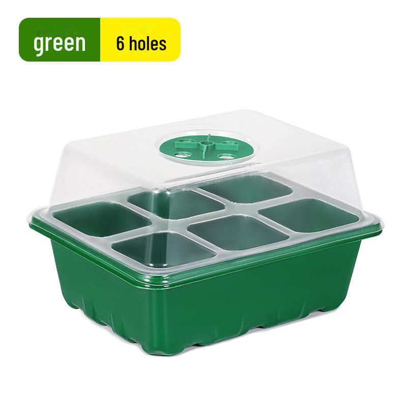 Трехсекционный воздухопроницаемый ящик для рассады для садоводства и пересадки