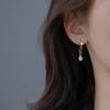 Chain Flower Ear Buckle Women's Small Exquisite Ins Fashion Temperament Small Fresh Earrings