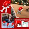 3D Printed Articulated Hands And Feet Christmas Hat, Christmas Decoration Model, Home Desktop Gift