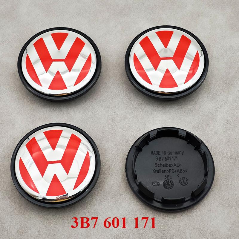 2026 Горячие Для VOLKSWAGEN VW 4 шт. 65 мм Красные Синие Центральные Колпачки Колес Автомобиля Для Volkswagen VW R GTI Golf 6 Passat CC Magotan Touran Tigu