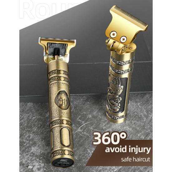 1 комплект для стрижки волос, нержавейка, практичная, с нулевым расстоянием между лезвиями, ретро-бритва, машинка для стрижки волос, триммер для волос