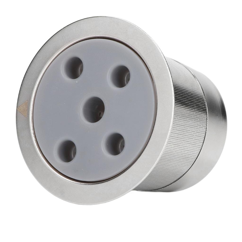 5 Hole Reusable Coffee Pod Filter Stainless Steel Refillable Coffee Powder Filter with Brush Spoon