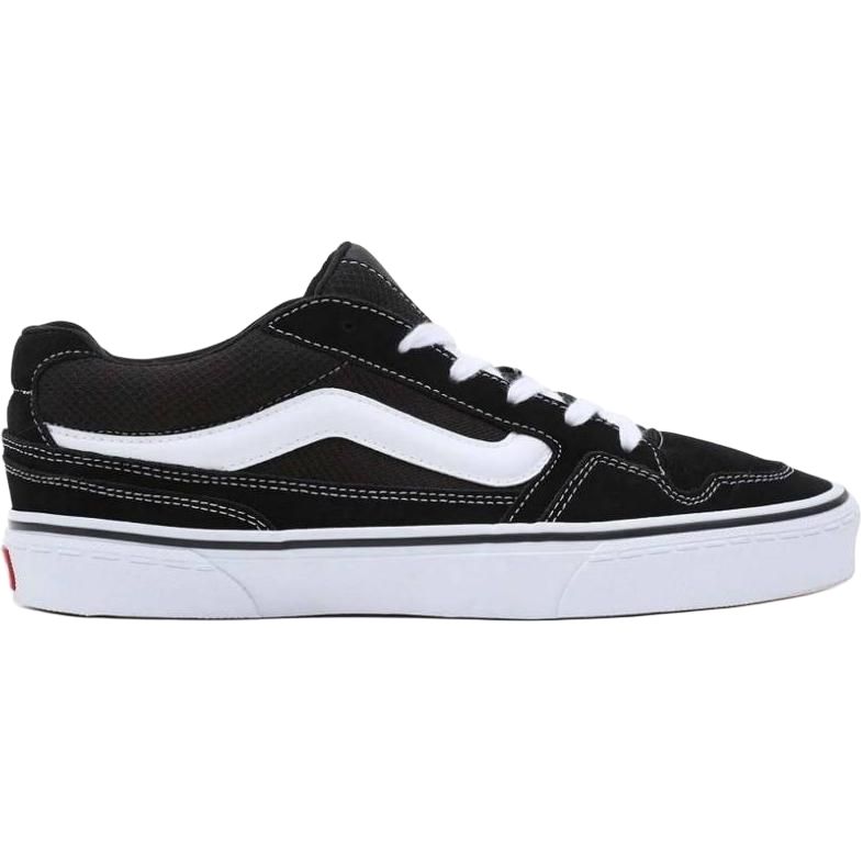 Vans Caldrone Versatile Comfortable Low-Top Kids Skate Shoes Kids Sneakers Black White VN0005W6BA21