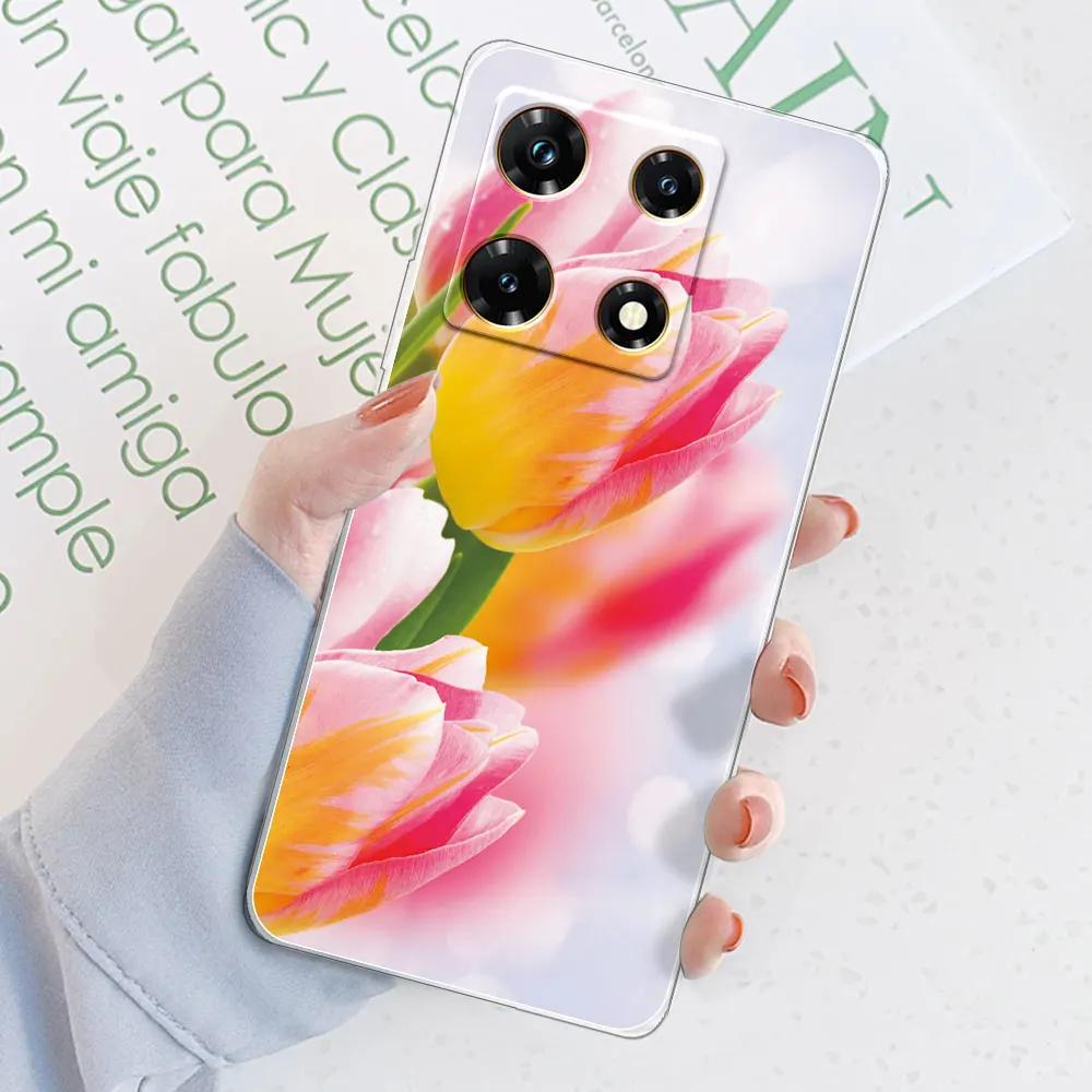 Чехол-бампер для Infinix Note 30 Для Infinix Note 30 Pro Fundas Прозрачный Мягкий Силиконовый Чехол для Телефона Для Infinix Note 30 4G 5G 30i Coque