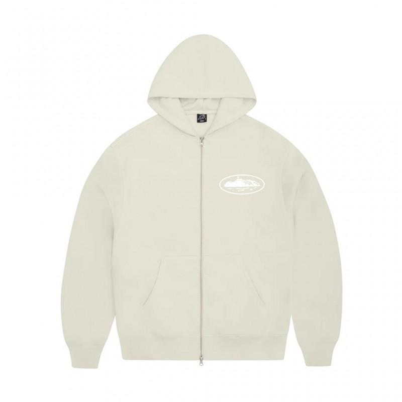 Хлопковая толстовка с капюшоном на молнии с графическим принтом Streetwear Мужская Оверсайз Пуловер Осень