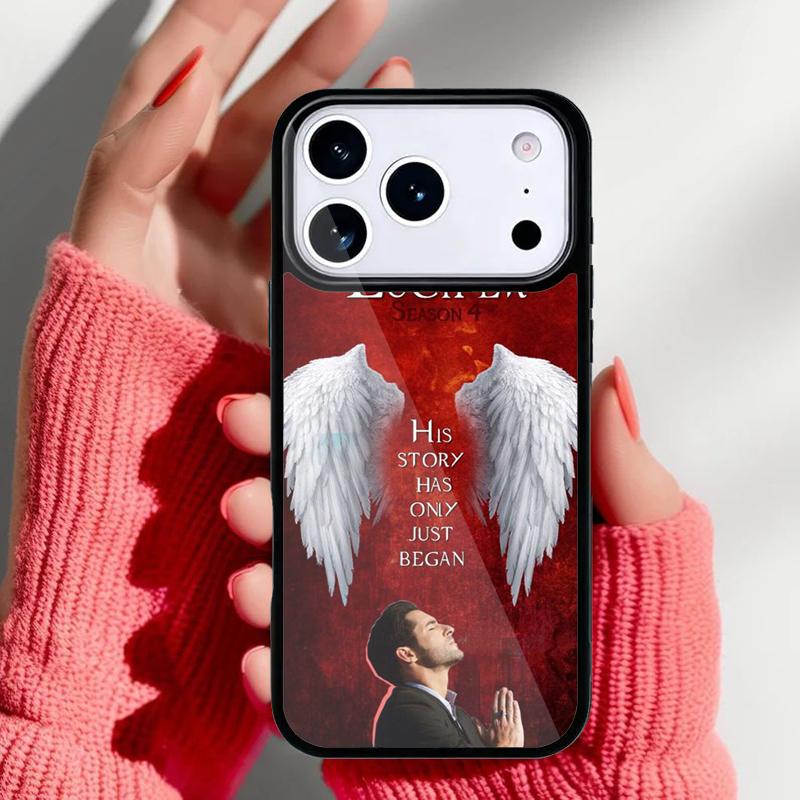 Чехол для телефона American TV Series Lucifer для iPhone 17 16 15 14 13 Pro Max Задняя крышка для 12 11 Pro Coque
