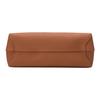 Longchamp Le Roseau 27 Solid Color Zipper Hidden Pocket Bamboo Buckle Leather Big Bag Tote Shoulder Bag Medium Women bags Yellow-Brown 10153HPN016