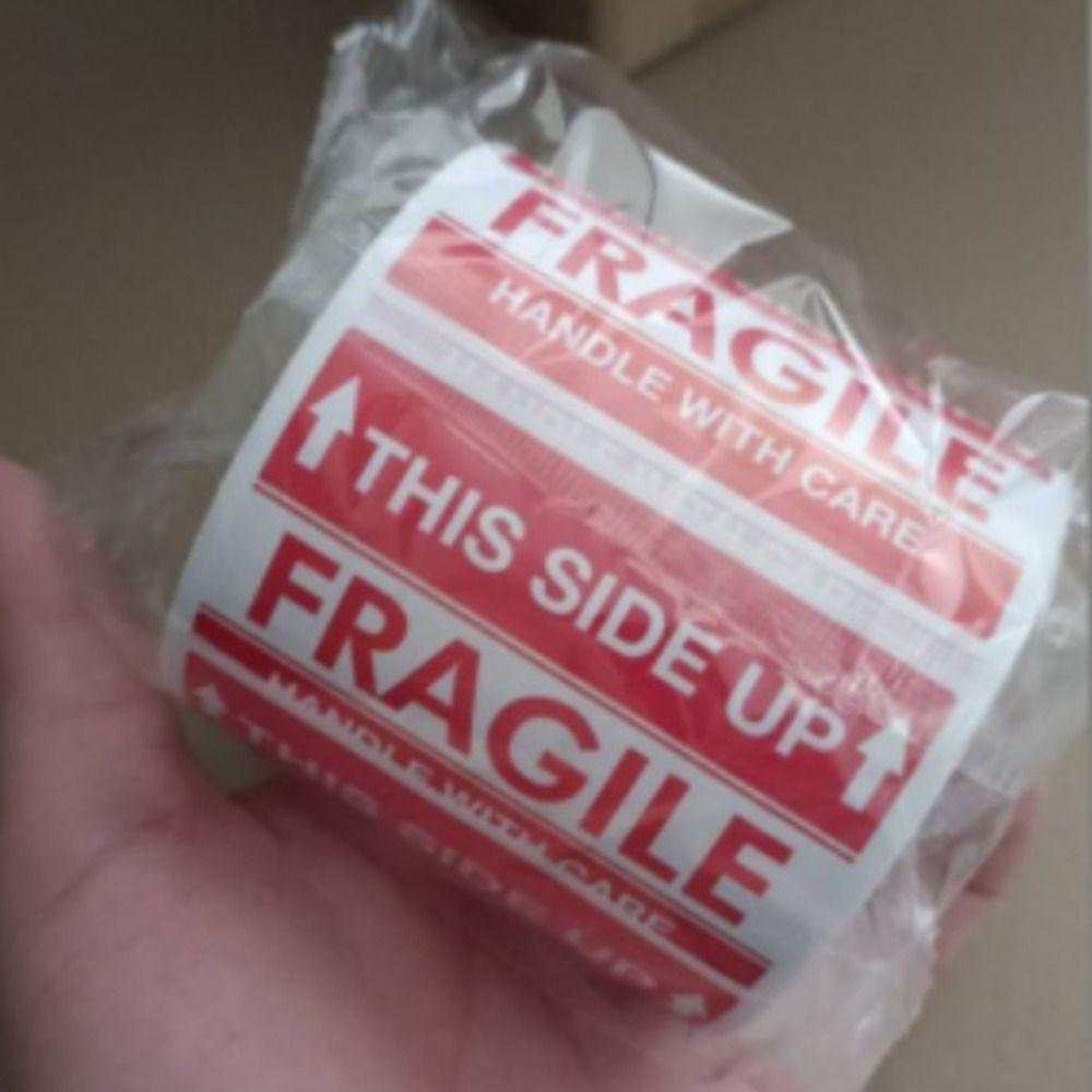 This Side Up Arrow Warning Stickers 500 Pcs Self- Adhesive Warning Shipping Labels Keep Away