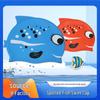 Kids' Silicone Cartoon Fish Swimming Cap - Comfortable Fin Swim Cap for Boys and Girls
