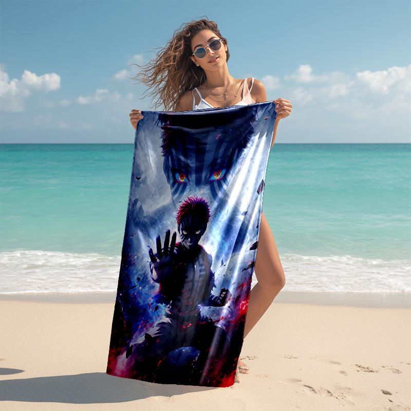 1pc Akaza Beach Towel, Comfortable and Thick, and Swimming/Bath/Picnic/Camping Towel, Suitable for Seaside Beaches