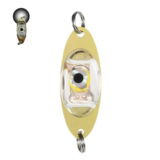 Светодиодная приманка для рыбы, ярко-яркая, для глубоководной рыбалки, светодиодные рыболовные приманки со встроенным аккумулятором, автоматическим включением/выключением, подводные мигающие фонари для троллинга