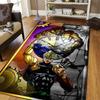 J JoJo's Bizarre Adventure Anime Print Area Rug Non‑Slip Floor Mat Soft Carpet For Boys Bedroom Playroom Living Room Decor Gift
