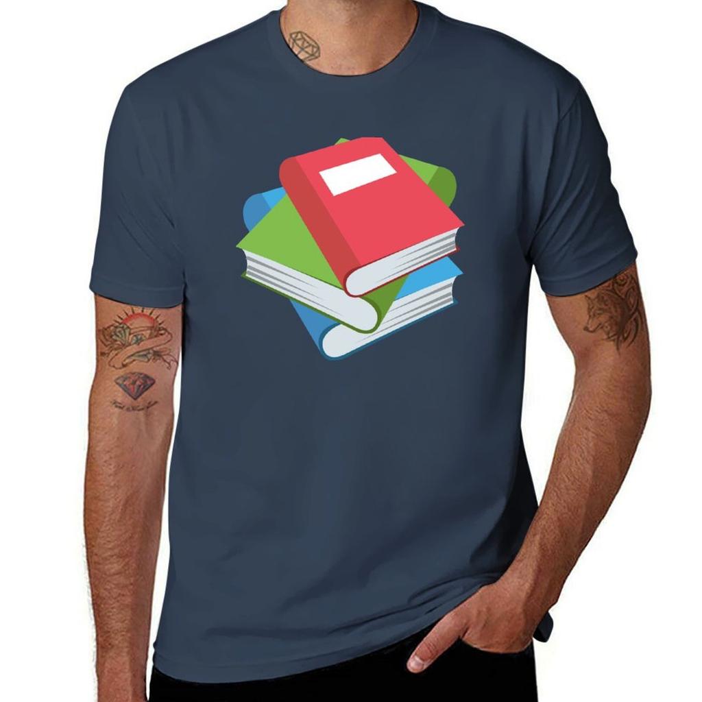 Bookspile Of Books Stack Of Books Tshirt Comfortable Workout Short Sleeve Shirt Tshirt
