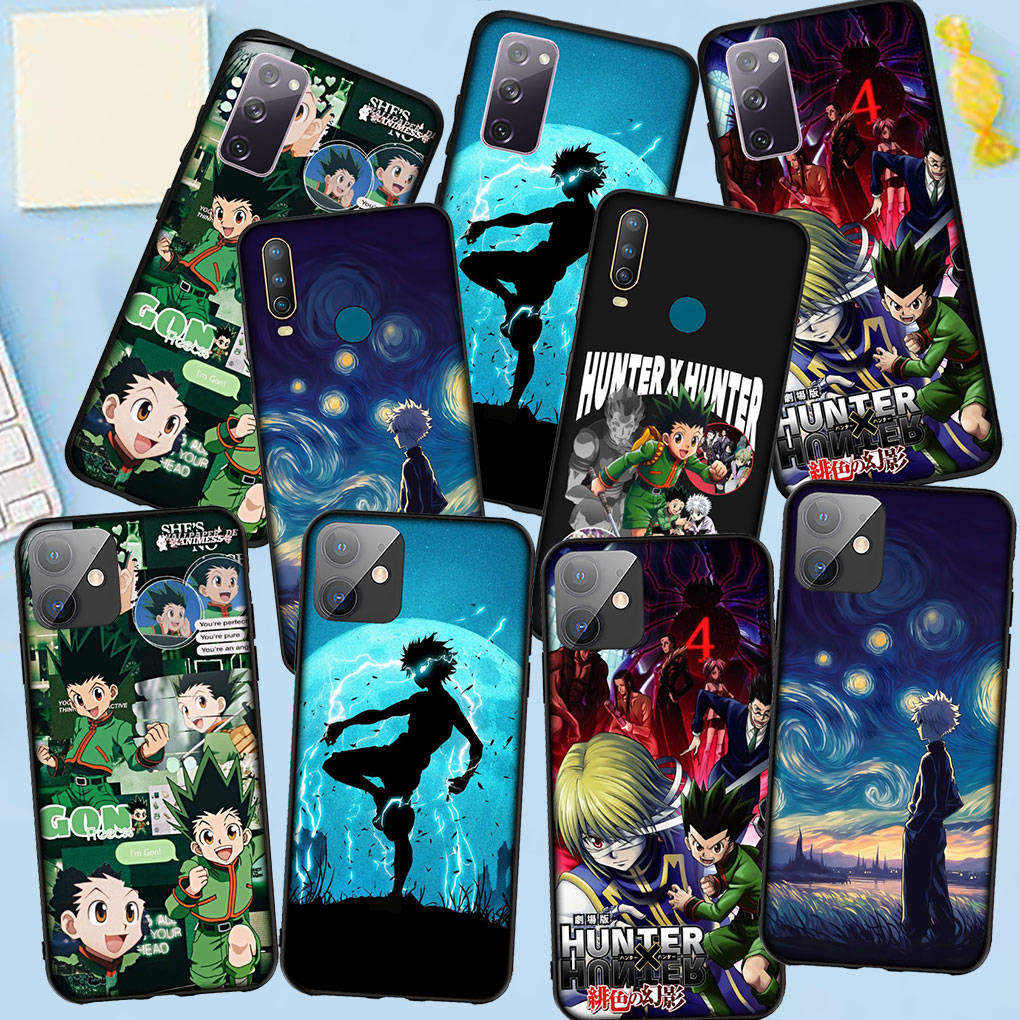 Чехол для Samsung Galaxy S25 S24 S23 iPhone 16 15 Xiaomi Redmi Note 14 13 12 16E 11 Pro Max OPPO Moto Huawei Poster Killua Hunter X Hunter Gon Freecss