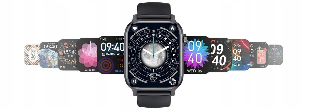 Original Kiano Watch GO Smartwatch 1.91" AMOLED - Bluetooth Calls & Health Tracker