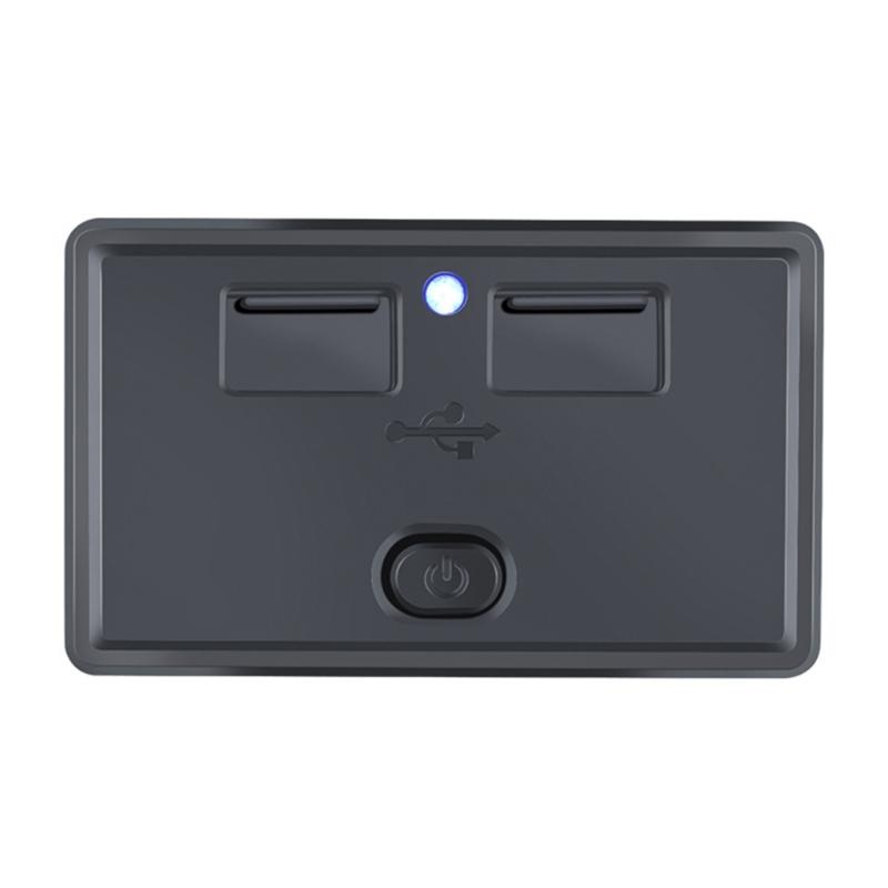 Двойное USB-зарядное устройство для автомобиля Розетка 4,8 А Выход для зарядки телефона Адаптер питания Подходит для Мотоцикла Лодки Морского транспорта Грузовика Квадроцикла Автодома