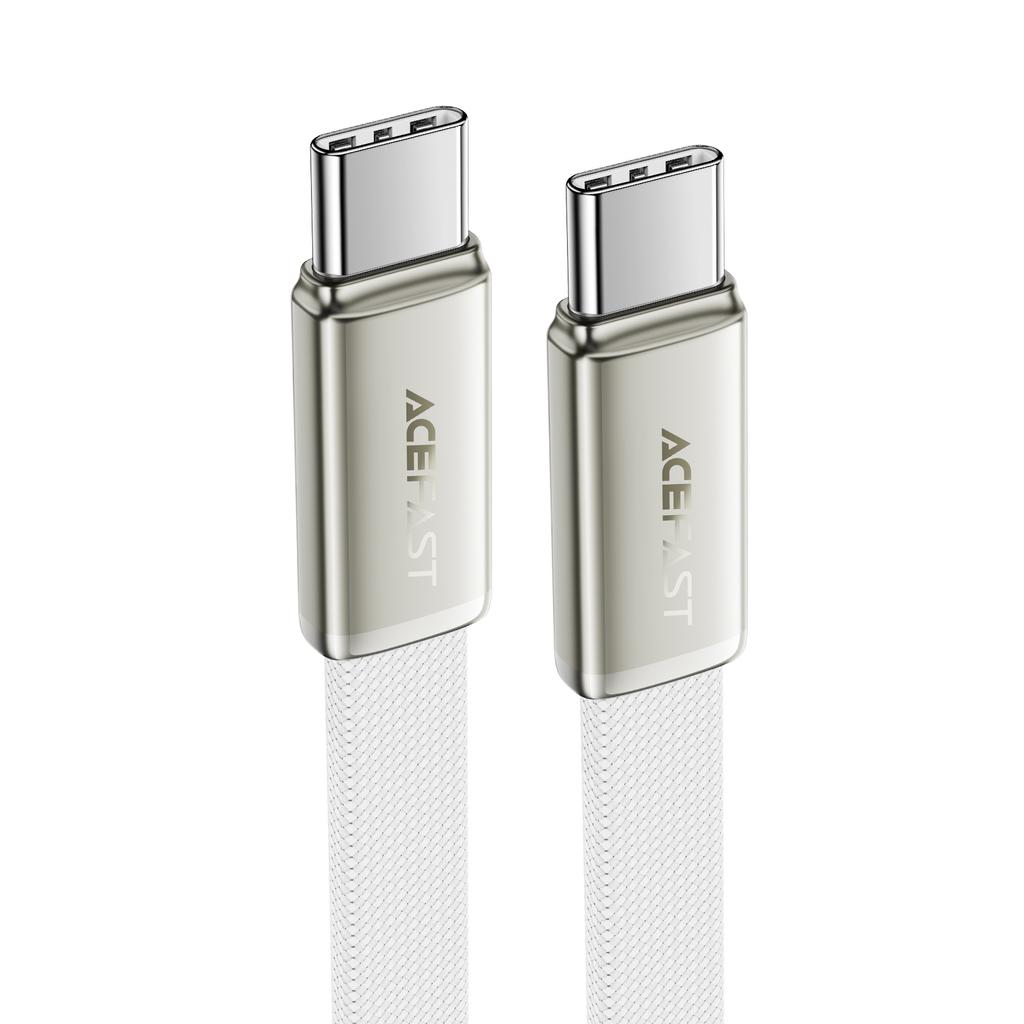 ACEFAST C24-03 USB-C на USB-C Кабель Ультратонкий Кабель для Зарядки и Передачи Данных 60 Вт Быстрая Зарядка Прочный Кабель в Нейлоновой Оплетке