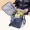Многоцелевая термосумка для пикника большой вместимости с квадратным пакетом для льда