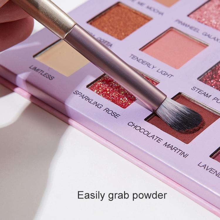 4 PCS / Set Makeup Brush Eye Shadow Brush Eye Makeup Set Soft Hair Detail Brush Smudge Brush With Brush Bag, Color:Gold