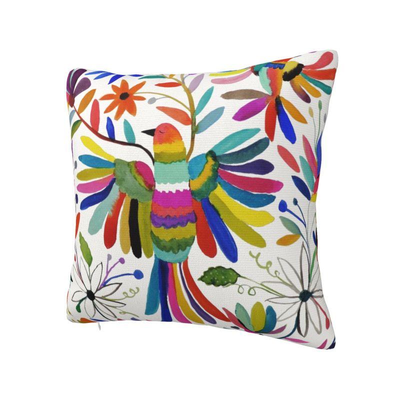 Mexican Otomi Bird Luxury Throw Pillow Covers Home Decorative Animal Embroidery Car Cushion