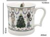 Porcelain Christmas Mug 450 with Nutcracker Motif