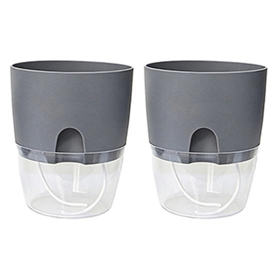 Цветочный горшок Yousheng с дренажными отверстиями, отверстием для залива воды, автоматическим самополивом, гидропонным цветочным горшком, прозрачным основанием, гидропонной посадкой