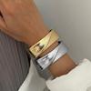 Jewelry High-end Sense Exaggerated Wide Bracelet Design Sense Irregular Bracelet Hot-selling Fashion Bracelet
