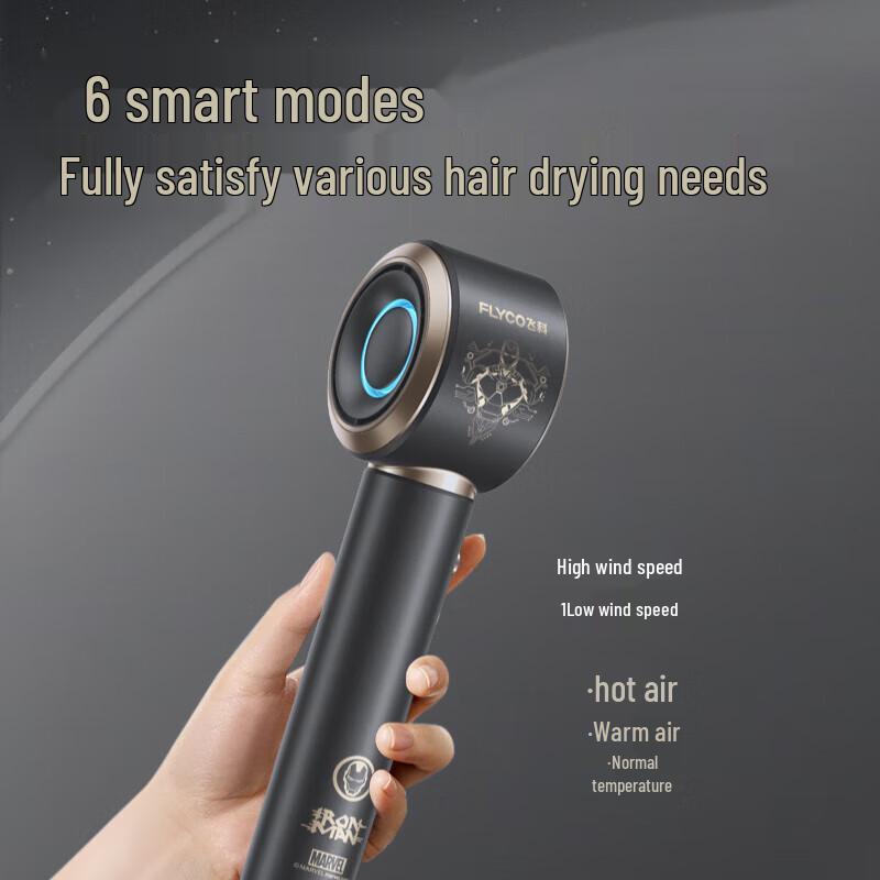 Flyco FH6372 High-Speed Hair Dryer Iron Man Edition