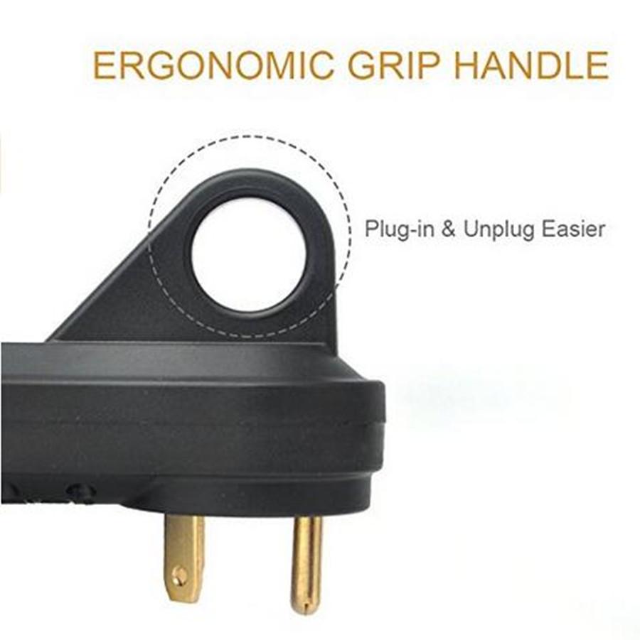 Запасной штекер с ручкой для дома на колесах/прицепа/кемпера, адаптер электрической вилки