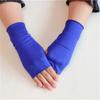 Ladies Modal Elastic Gloves Outdoor Sunshade Short Sun UV-Proof Summer Thin Cycling Half Finger Protection Anti-Slip