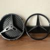 AABGT1 Grill Badge Grid style Front Emblem for Mercedes benz AMG A B C E CLA CLS SLK GL Metris GLK GLA G R V VITO GLE GLC GLS