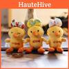 Adorable Mini Plush Duck Keychain Cute Soft Yellow Duck Charm For Bags And Keys