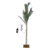 Artificial Lighted Palm Tree with 165 LED Light Beads 5FT Glowing Fake Palm Tree for Patio Tropical